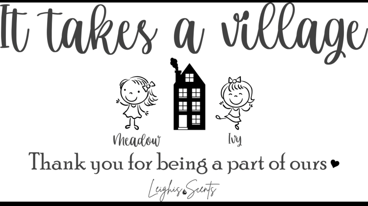 It Takes a Village Candle - Custom